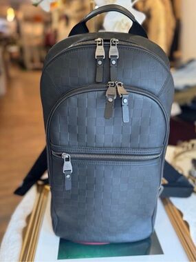 Louis Vuitton Men's Black Damier Graphite Backpack